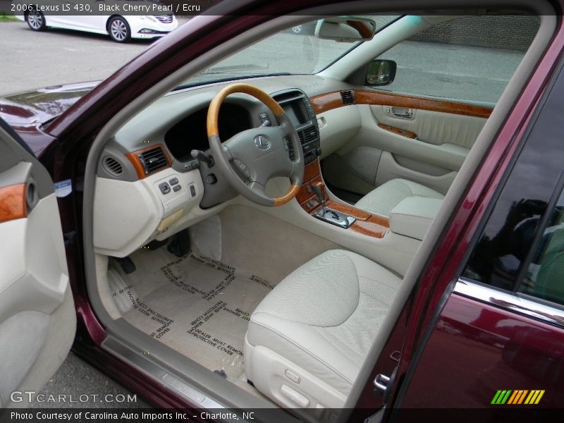 Black Cherry Pearl / Ecru 2006 Lexus LS 430