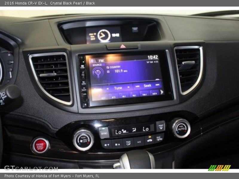 Crystal Black Pearl / Black 2016 Honda CR-V EX-L