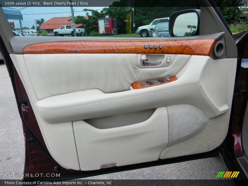 Black Cherry Pearl / Ecru 2006 Lexus LS 430