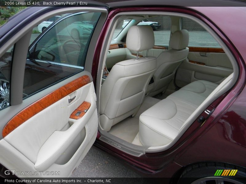 Black Cherry Pearl / Ecru 2006 Lexus LS 430