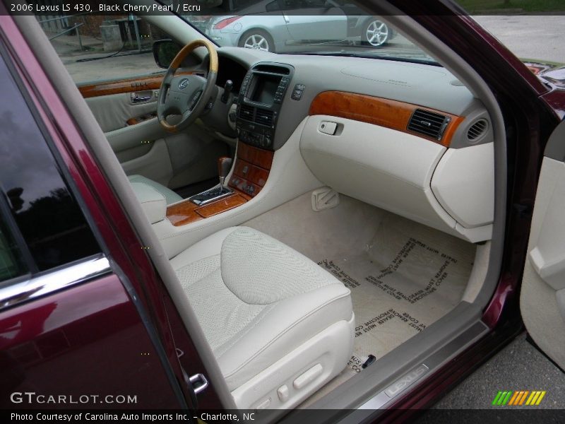 Black Cherry Pearl / Ecru 2006 Lexus LS 430