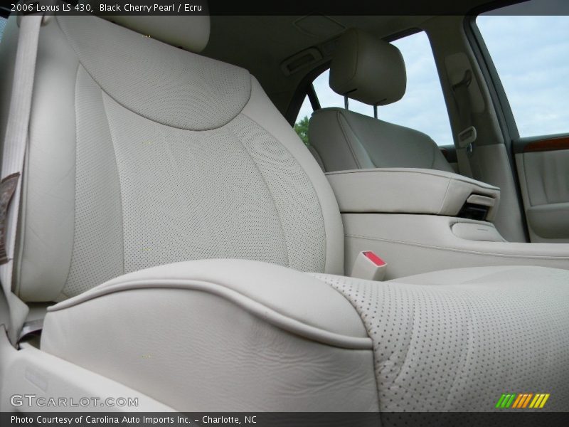 Black Cherry Pearl / Ecru 2006 Lexus LS 430