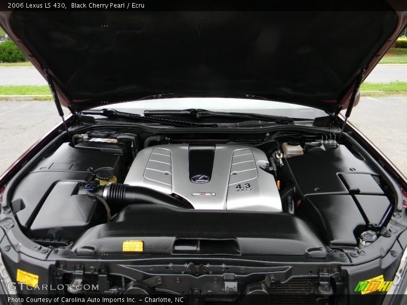 Black Cherry Pearl / Ecru 2006 Lexus LS 430