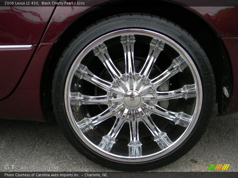 Black Cherry Pearl / Ecru 2006 Lexus LS 430