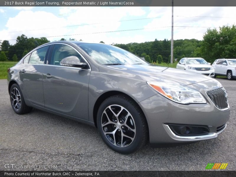 Pepperdust Metallic / Light Neutral/Cocoa 2017 Buick Regal Sport Touring