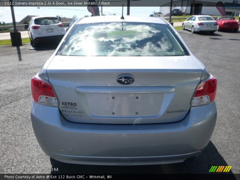 Ice Silver Metallic / Black 2012 Subaru Impreza 2.0i 4 Door