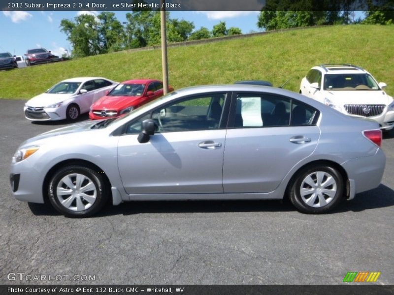 Ice Silver Metallic / Black 2012 Subaru Impreza 2.0i 4 Door