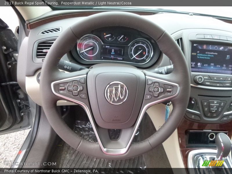 Pepperdust Metallic / Light Neutral/Cocoa 2017 Buick Regal Sport Touring
