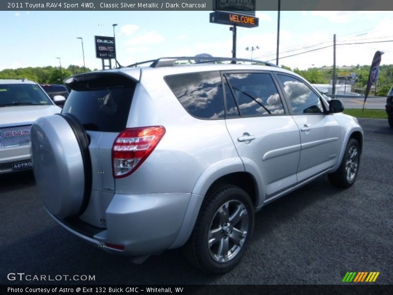 Classic Silver Metallic / Dark Charcoal 2011 Toyota RAV4 Sport 4WD