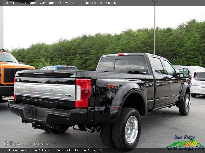 Shadow Black / Black 2017 Ford F450 Super Duty Platinum Crew Cab 4x4