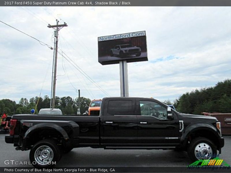 Shadow Black / Black 2017 Ford F450 Super Duty Platinum Crew Cab 4x4