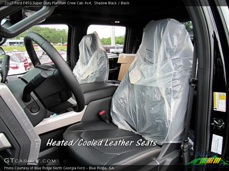 Shadow Black / Black 2017 Ford F450 Super Duty Platinum Crew Cab 4x4