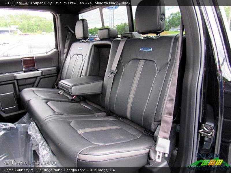 Shadow Black / Black 2017 Ford F450 Super Duty Platinum Crew Cab 4x4