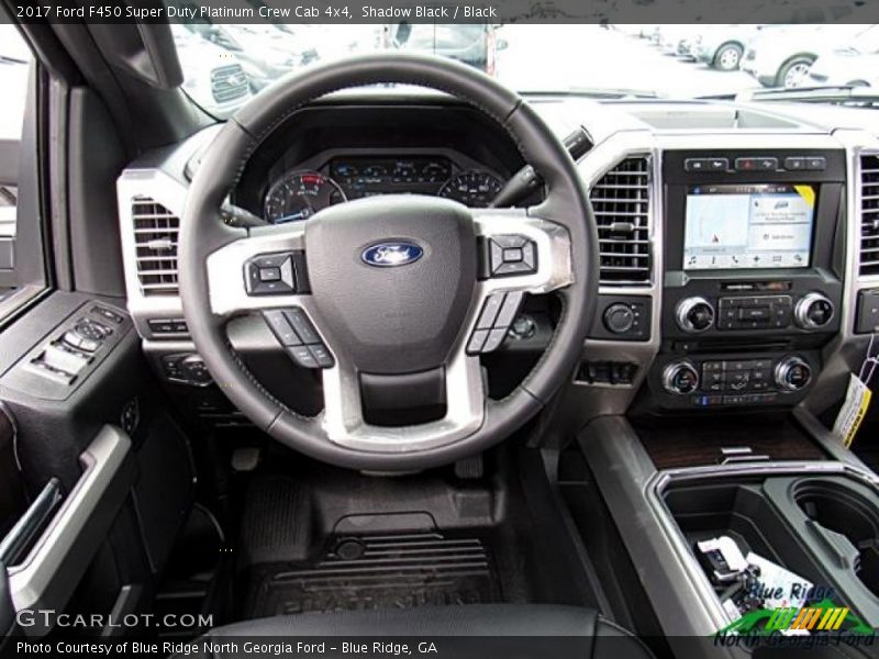 Shadow Black / Black 2017 Ford F450 Super Duty Platinum Crew Cab 4x4