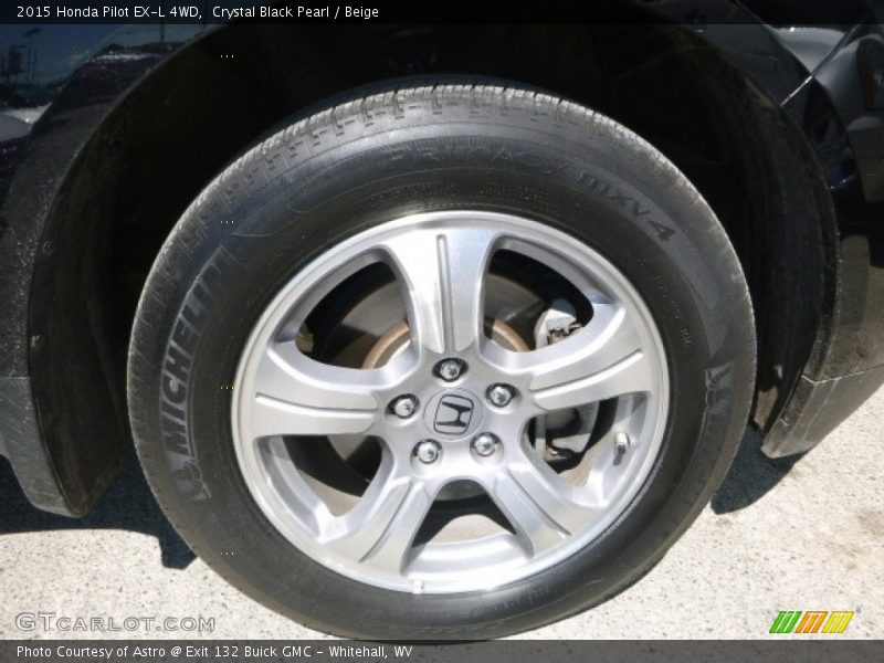 Crystal Black Pearl / Beige 2015 Honda Pilot EX-L 4WD