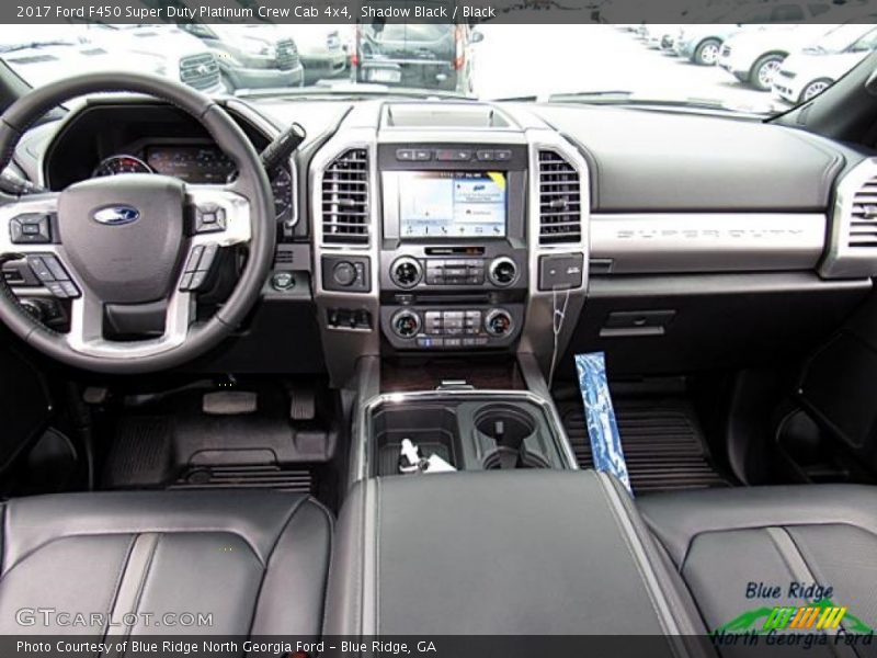 Shadow Black / Black 2017 Ford F450 Super Duty Platinum Crew Cab 4x4