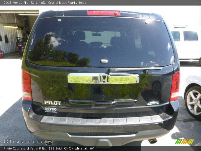 Crystal Black Pearl / Beige 2015 Honda Pilot EX-L 4WD