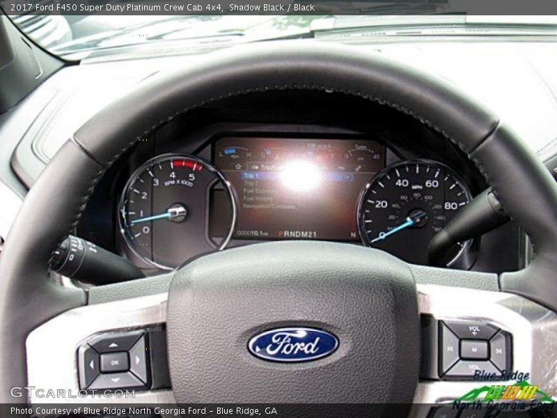 Shadow Black / Black 2017 Ford F450 Super Duty Platinum Crew Cab 4x4