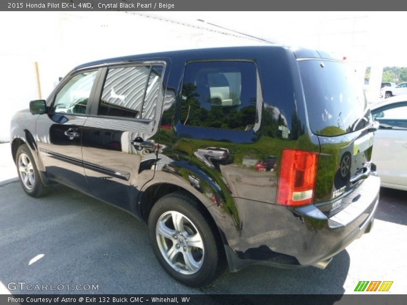 Crystal Black Pearl / Beige 2015 Honda Pilot EX-L 4WD