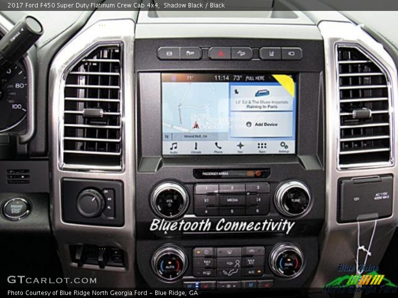 Shadow Black / Black 2017 Ford F450 Super Duty Platinum Crew Cab 4x4