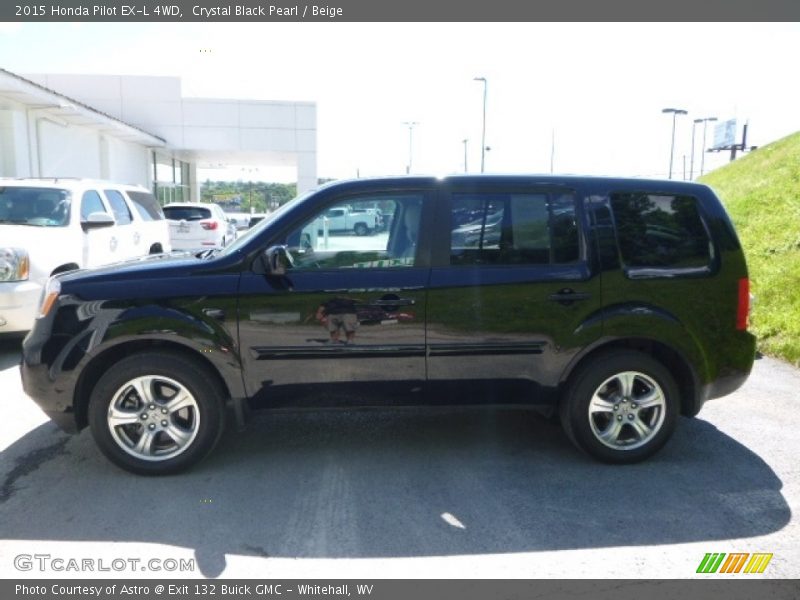 Crystal Black Pearl / Beige 2015 Honda Pilot EX-L 4WD