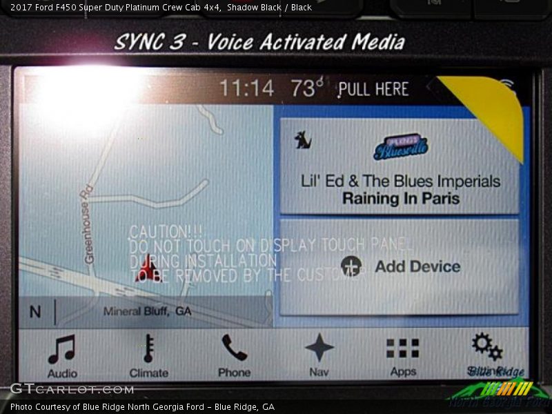 Shadow Black / Black 2017 Ford F450 Super Duty Platinum Crew Cab 4x4