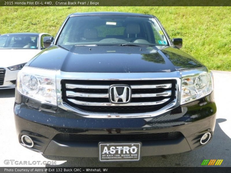 Crystal Black Pearl / Beige 2015 Honda Pilot EX-L 4WD