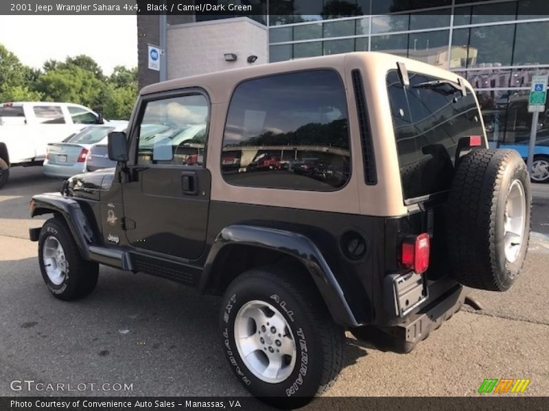 Black / Camel/Dark Green 2001 Jeep Wrangler Sahara 4x4