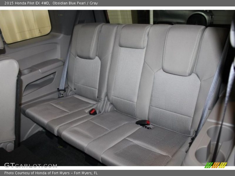 Obsidian Blue Pearl / Gray 2015 Honda Pilot EX 4WD