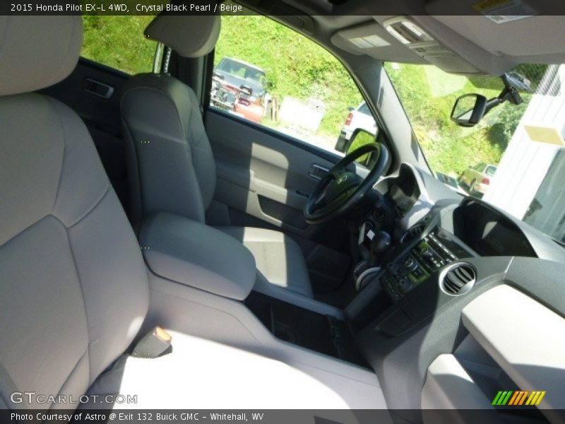 Crystal Black Pearl / Beige 2015 Honda Pilot EX-L 4WD