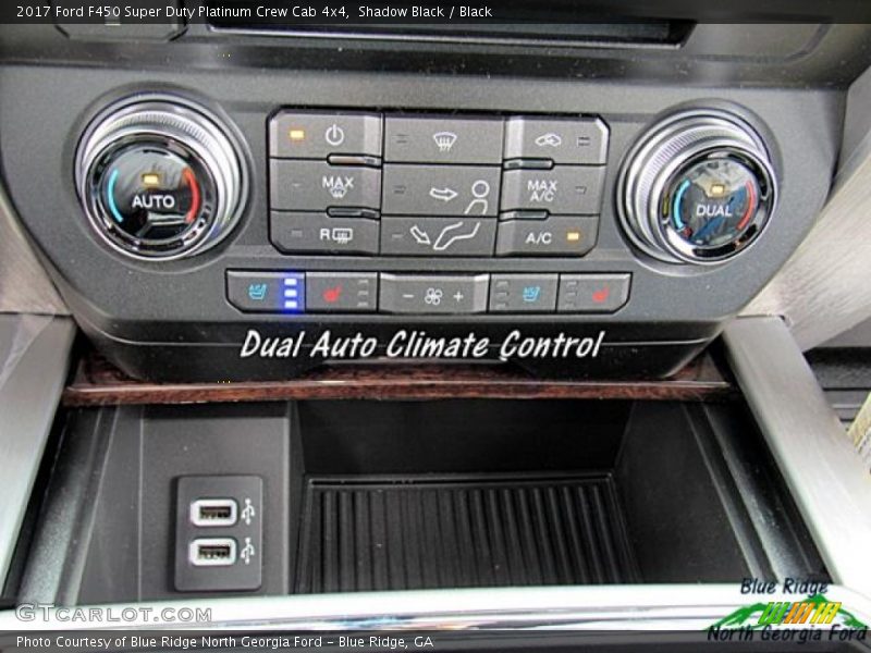 Shadow Black / Black 2017 Ford F450 Super Duty Platinum Crew Cab 4x4