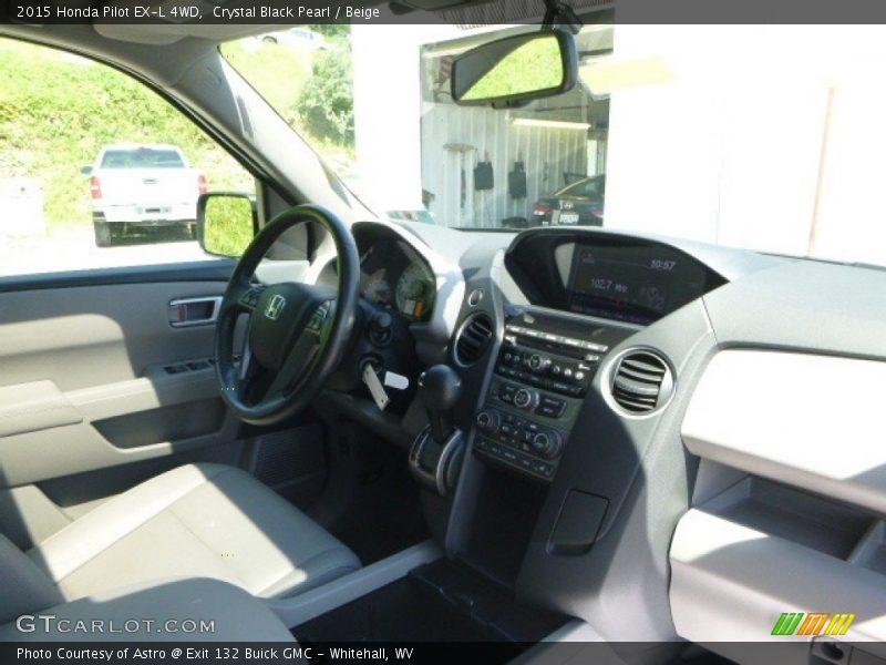 Crystal Black Pearl / Beige 2015 Honda Pilot EX-L 4WD