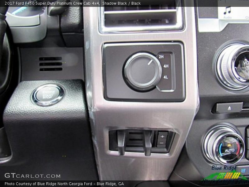 Shadow Black / Black 2017 Ford F450 Super Duty Platinum Crew Cab 4x4