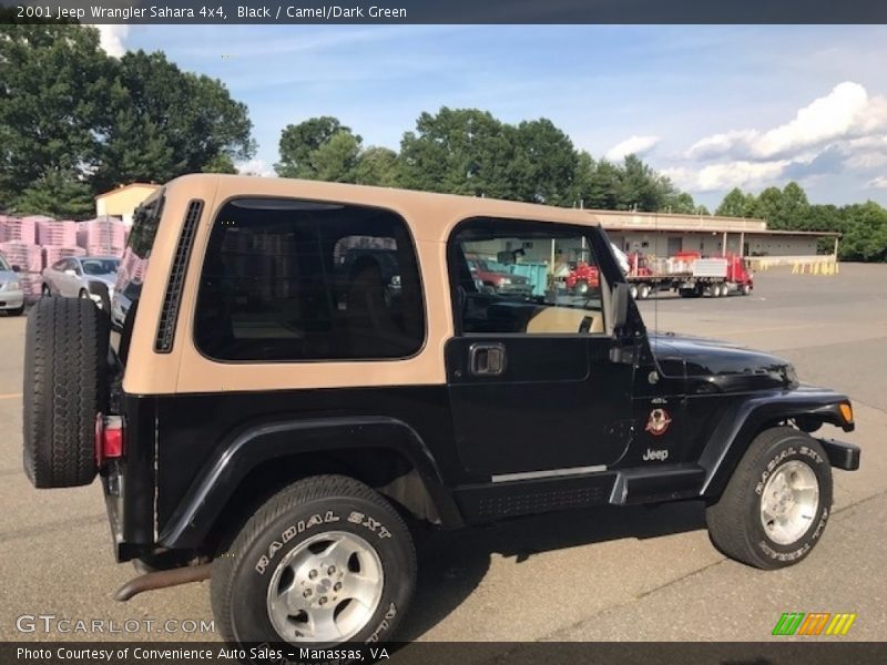 Black / Camel/Dark Green 2001 Jeep Wrangler Sahara 4x4