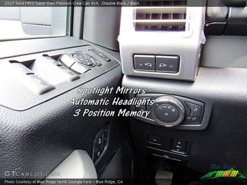 Shadow Black / Black 2017 Ford F450 Super Duty Platinum Crew Cab 4x4