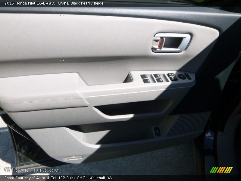 Crystal Black Pearl / Beige 2015 Honda Pilot EX-L 4WD