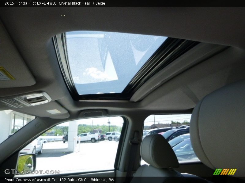 Crystal Black Pearl / Beige 2015 Honda Pilot EX-L 4WD