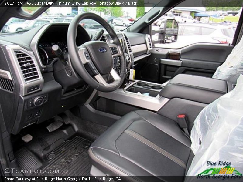Shadow Black / Black 2017 Ford F450 Super Duty Platinum Crew Cab 4x4