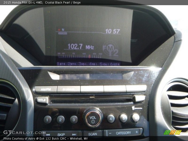 Crystal Black Pearl / Beige 2015 Honda Pilot EX-L 4WD