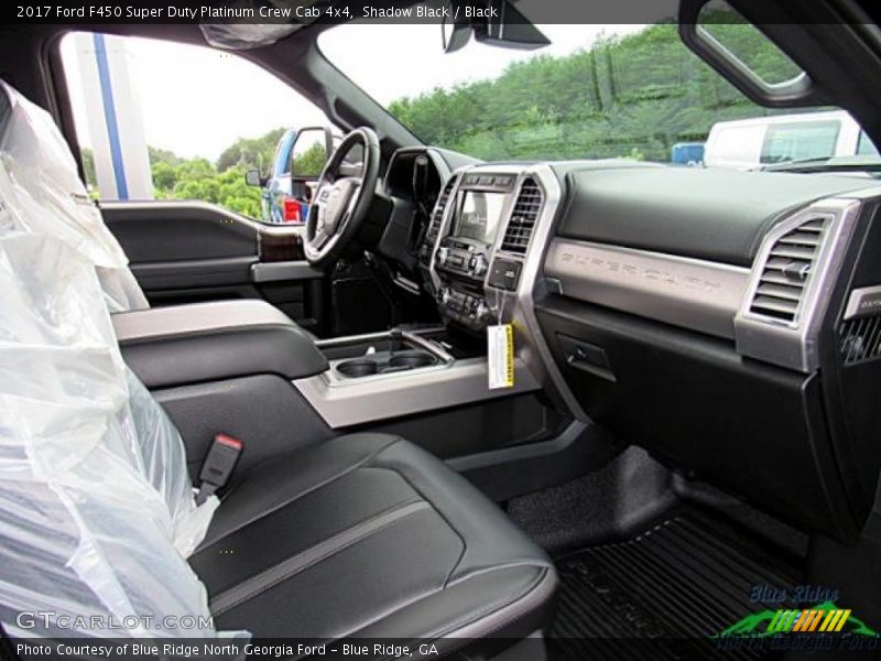 Shadow Black / Black 2017 Ford F450 Super Duty Platinum Crew Cab 4x4