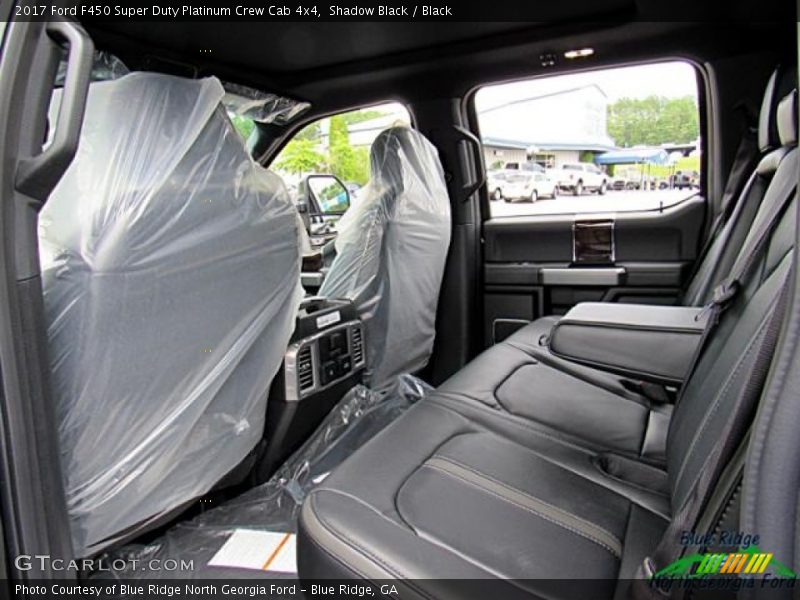 Shadow Black / Black 2017 Ford F450 Super Duty Platinum Crew Cab 4x4