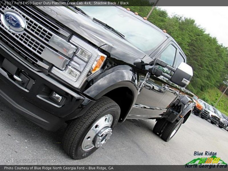 Shadow Black / Black 2017 Ford F450 Super Duty Platinum Crew Cab 4x4
