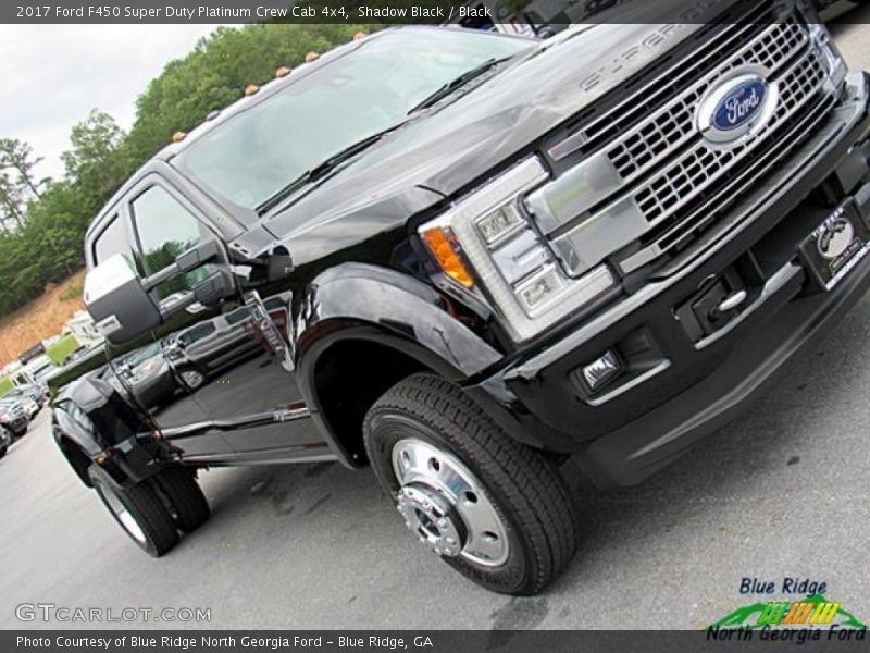 Shadow Black / Black 2017 Ford F450 Super Duty Platinum Crew Cab 4x4