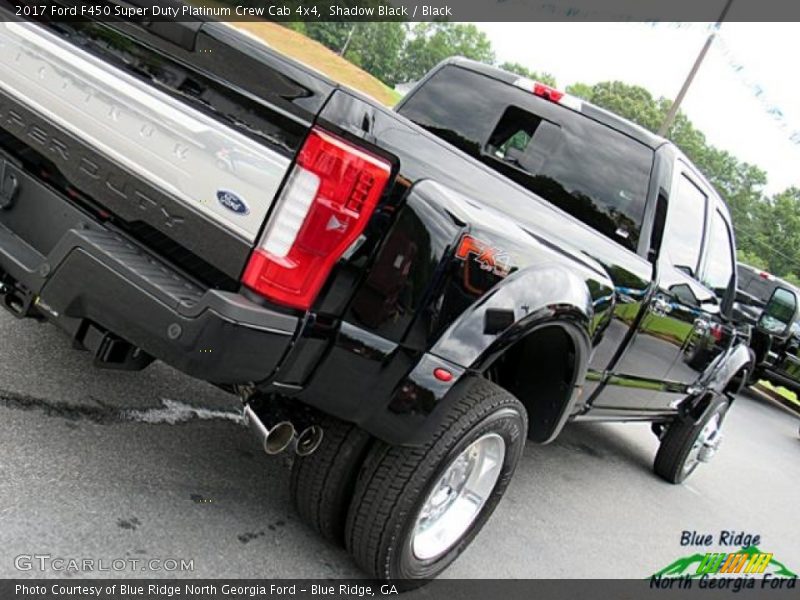 Shadow Black / Black 2017 Ford F450 Super Duty Platinum Crew Cab 4x4