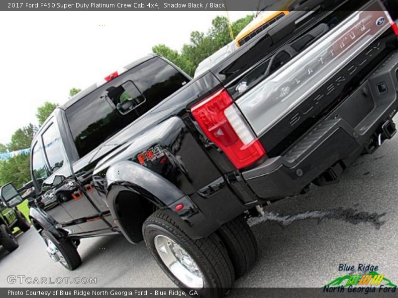 Shadow Black / Black 2017 Ford F450 Super Duty Platinum Crew Cab 4x4