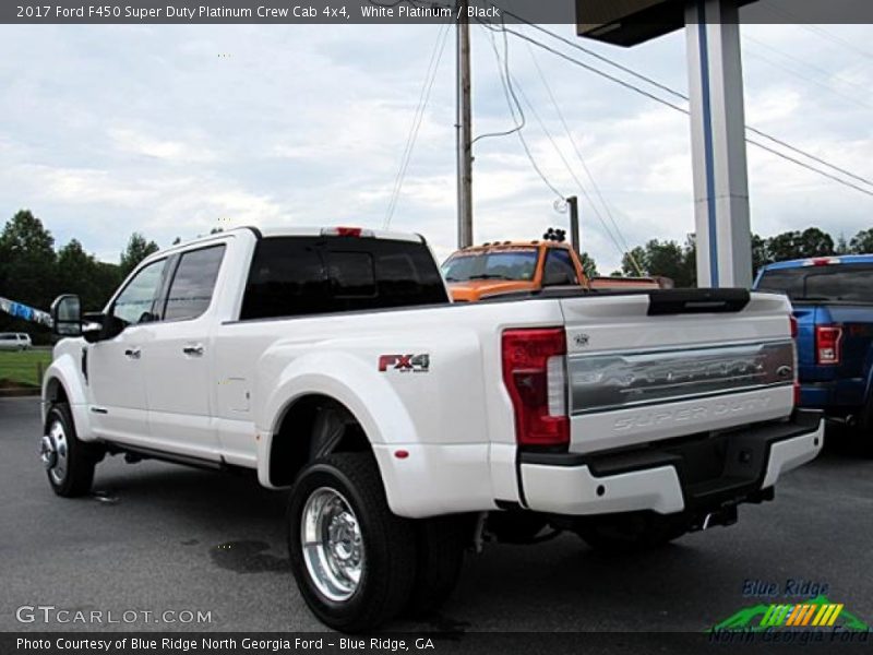 White Platinum / Black 2017 Ford F450 Super Duty Platinum Crew Cab 4x4