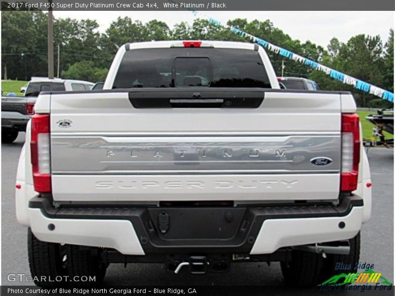 White Platinum / Black 2017 Ford F450 Super Duty Platinum Crew Cab 4x4