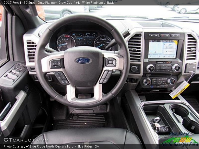 White Platinum / Black 2017 Ford F450 Super Duty Platinum Crew Cab 4x4