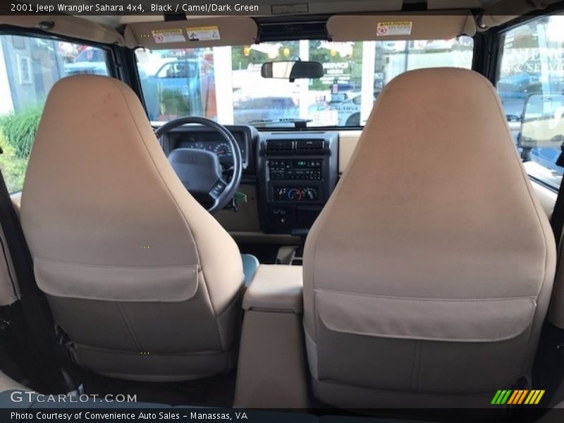 Black / Camel/Dark Green 2001 Jeep Wrangler Sahara 4x4