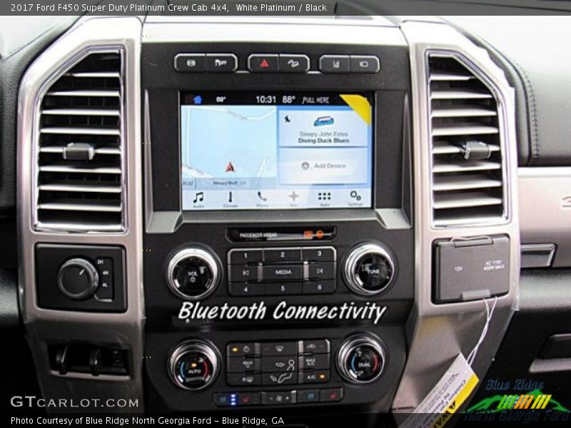 White Platinum / Black 2017 Ford F450 Super Duty Platinum Crew Cab 4x4